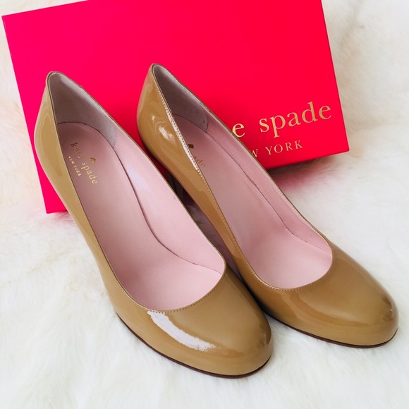 kate spade Shoes - Kate Spade Karolina Patent Pump Camel